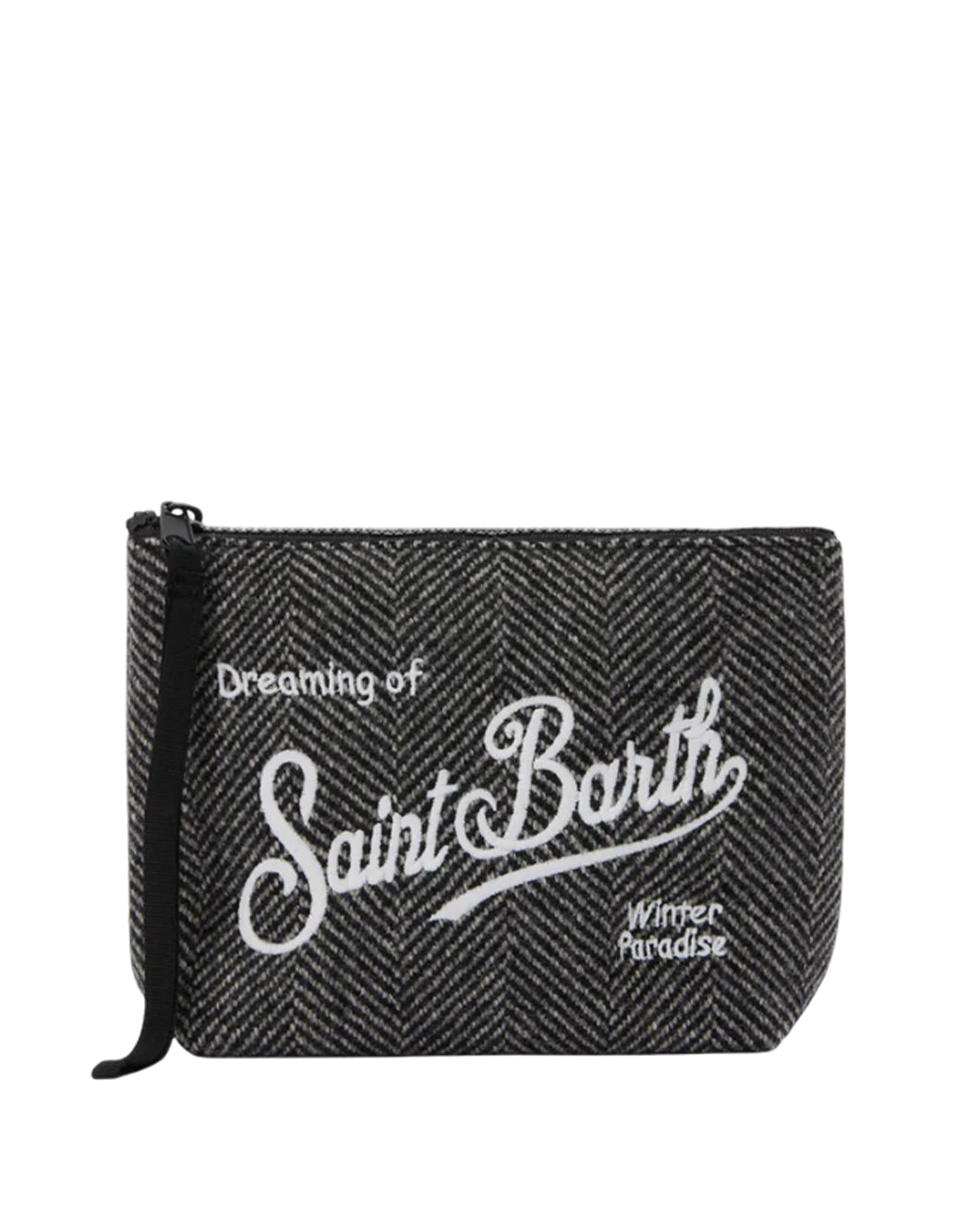 Mc2 Saint Barth POUCHETTE ALINE WOOL Nero
