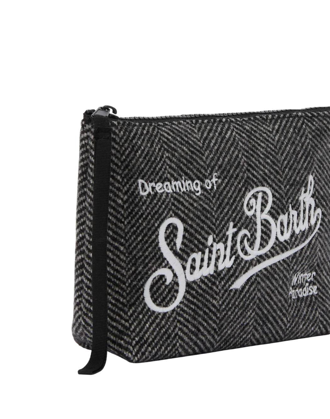 Mc2 Saint Barth POUCHETTE ALINE WOOL Nero