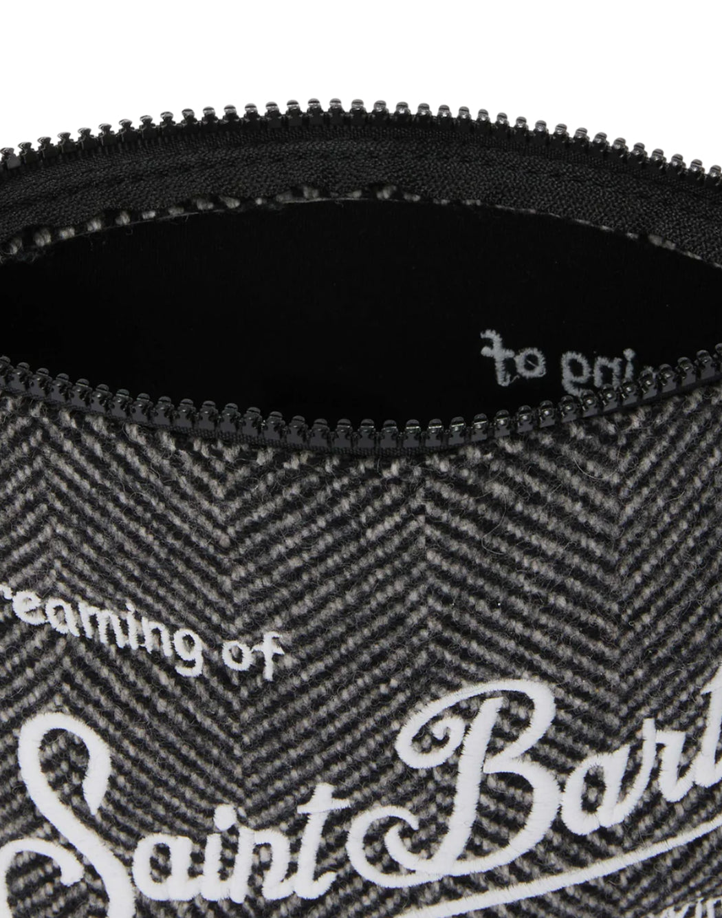 Mc2 Saint Barth POUCHETTE ALINE WOOL Nero