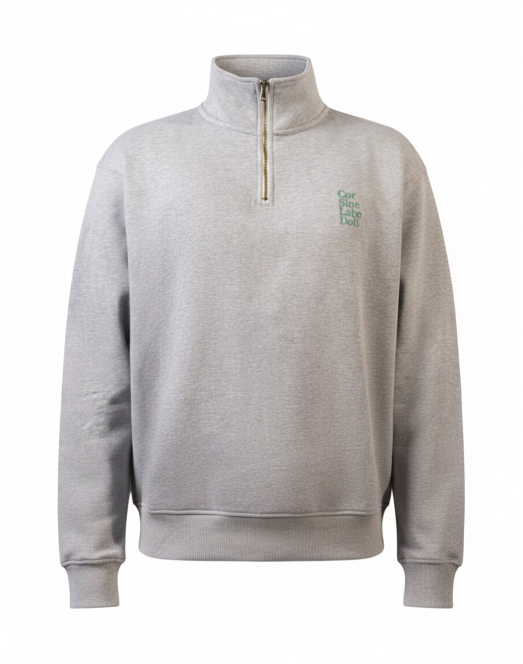 Corsinelabedoli FELPA CON ZIP Grigio