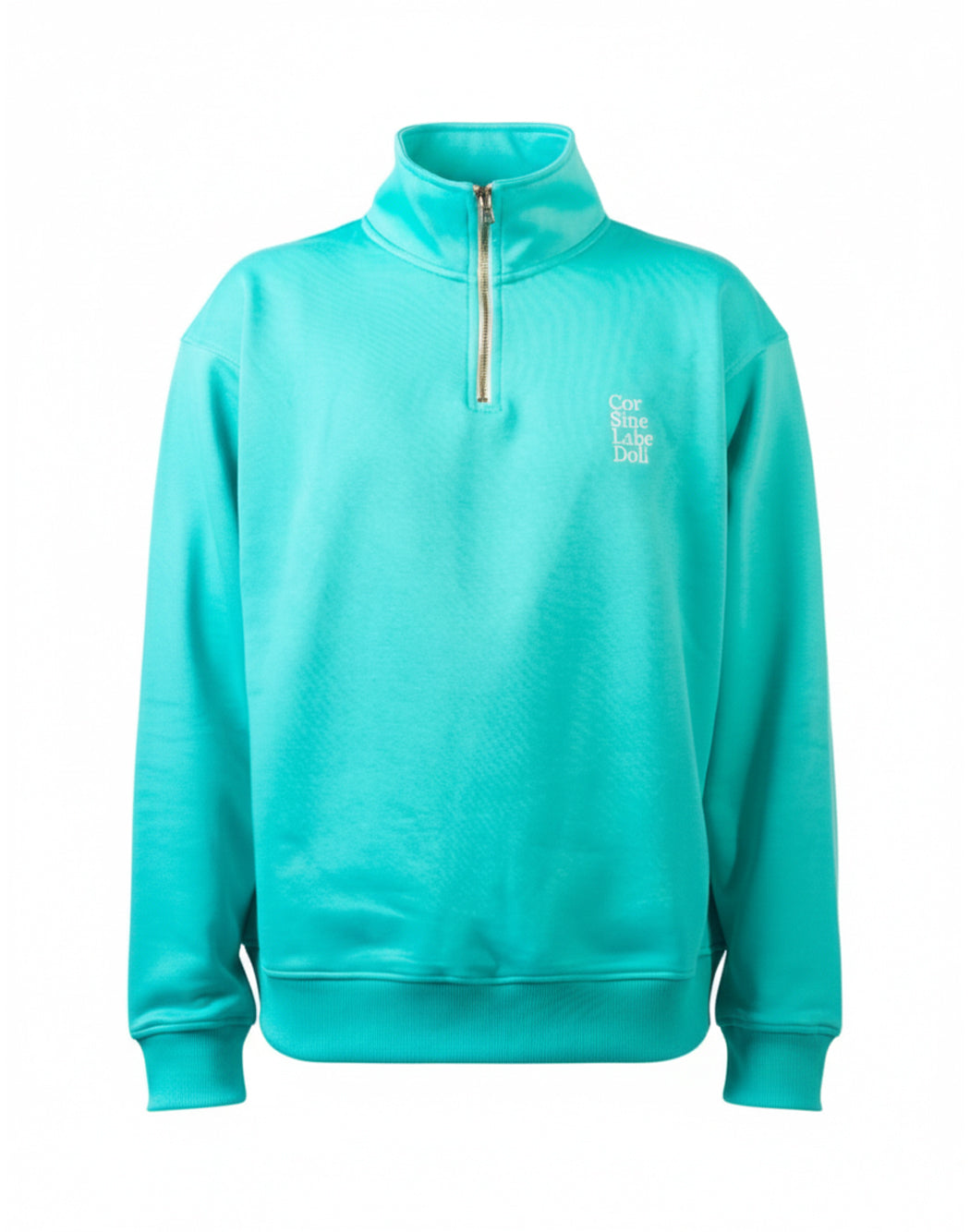 Corsinelabedoli FELPA CON ZIP Azzurro