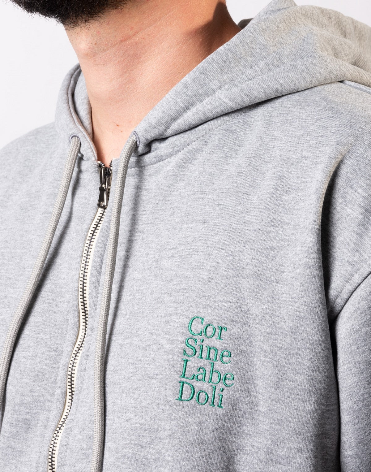 Corsinelabedoli FELPA CON CAPPUCCIO Grigio