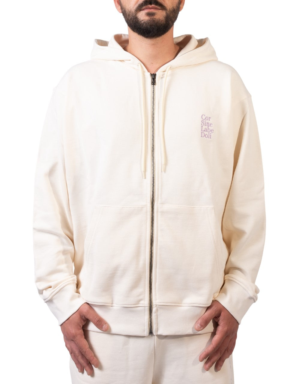 Corsinelabedoli FELPA CON CAPPUCCIO Neutro