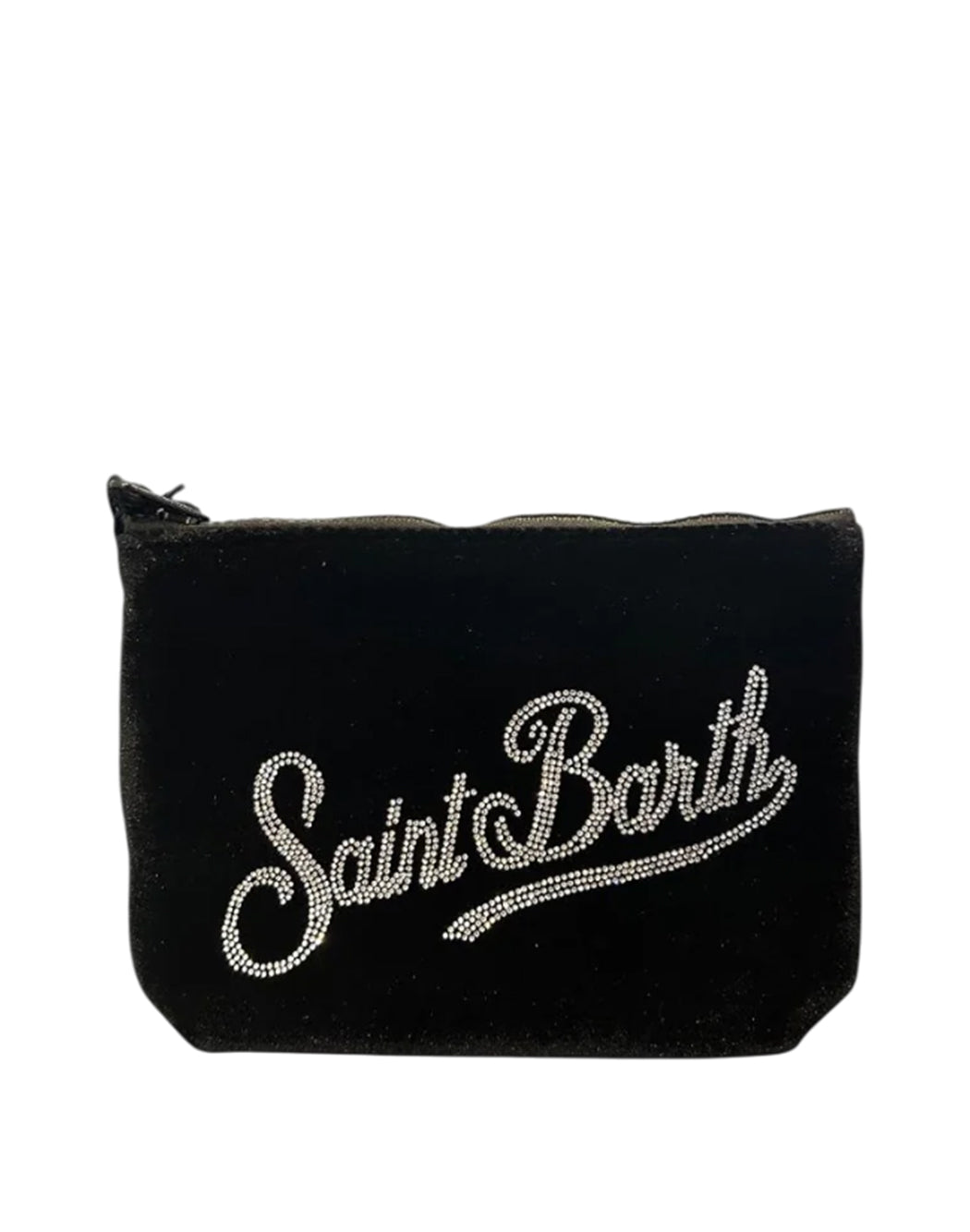 Mc2 Saint Barth POCHETTE ALINE VELVET Nero
