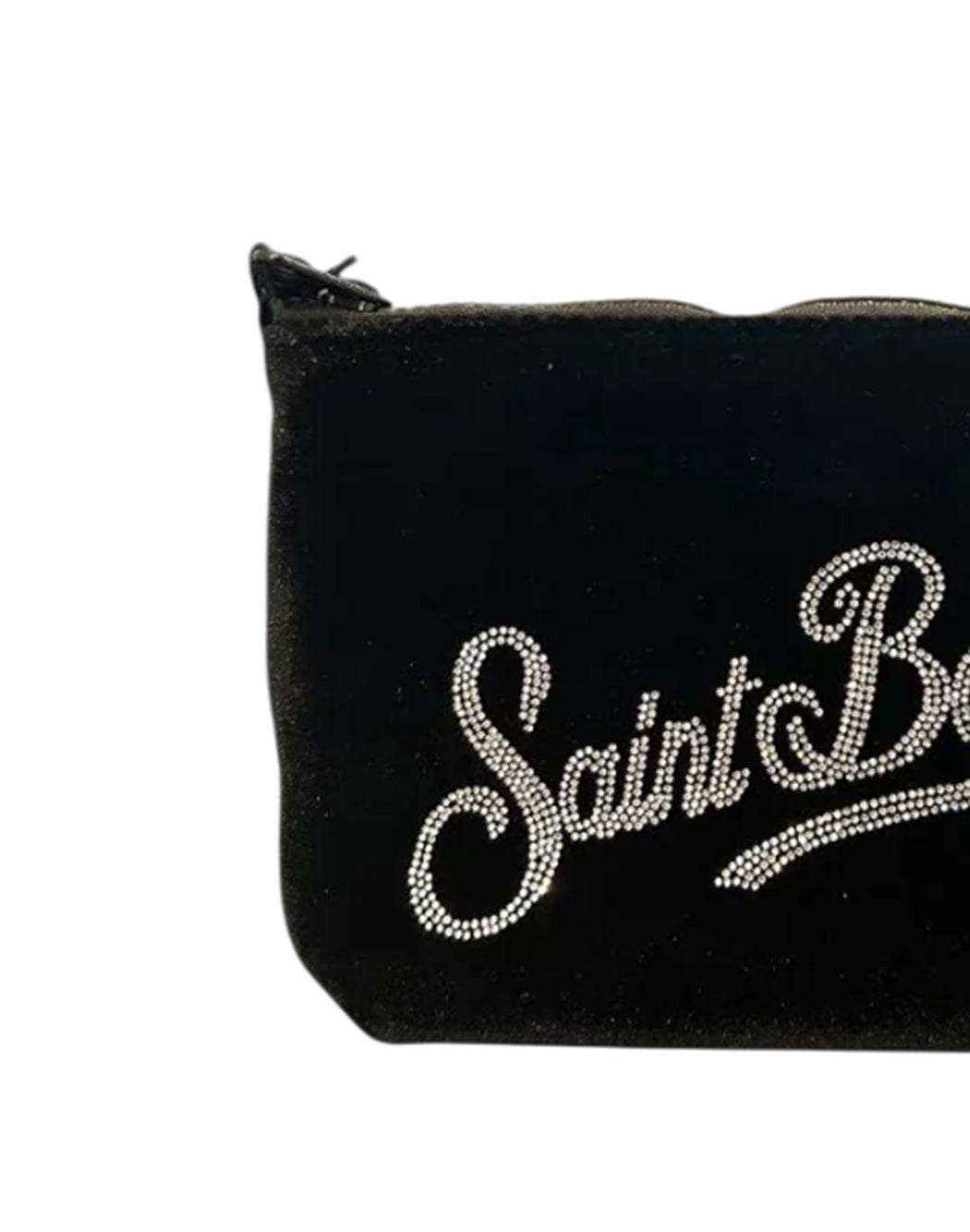 Mc2 Saint Barth POCHETTE ALINE VELVET Nero
