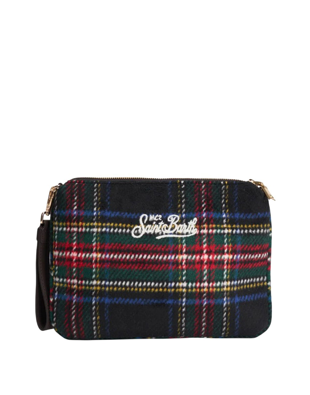 Mc2 Saint Barth POUCH A TRACOLLA PARISIENNE WOOL Rosso