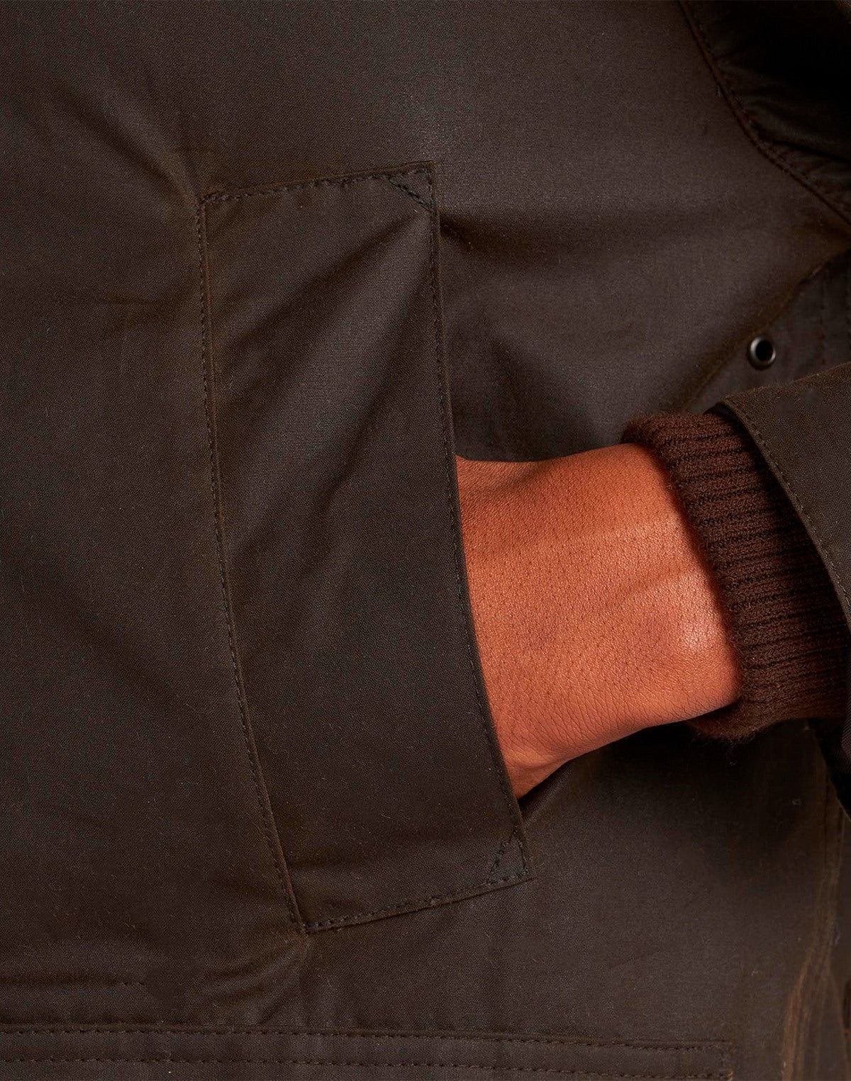 Barbour GIACCA CLASSICA CERATA BEDALE Verde