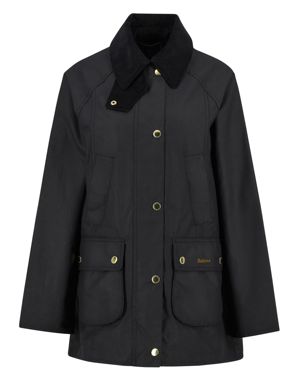 "Barbour GIACCA CERATA "BEADNELL" Nero"