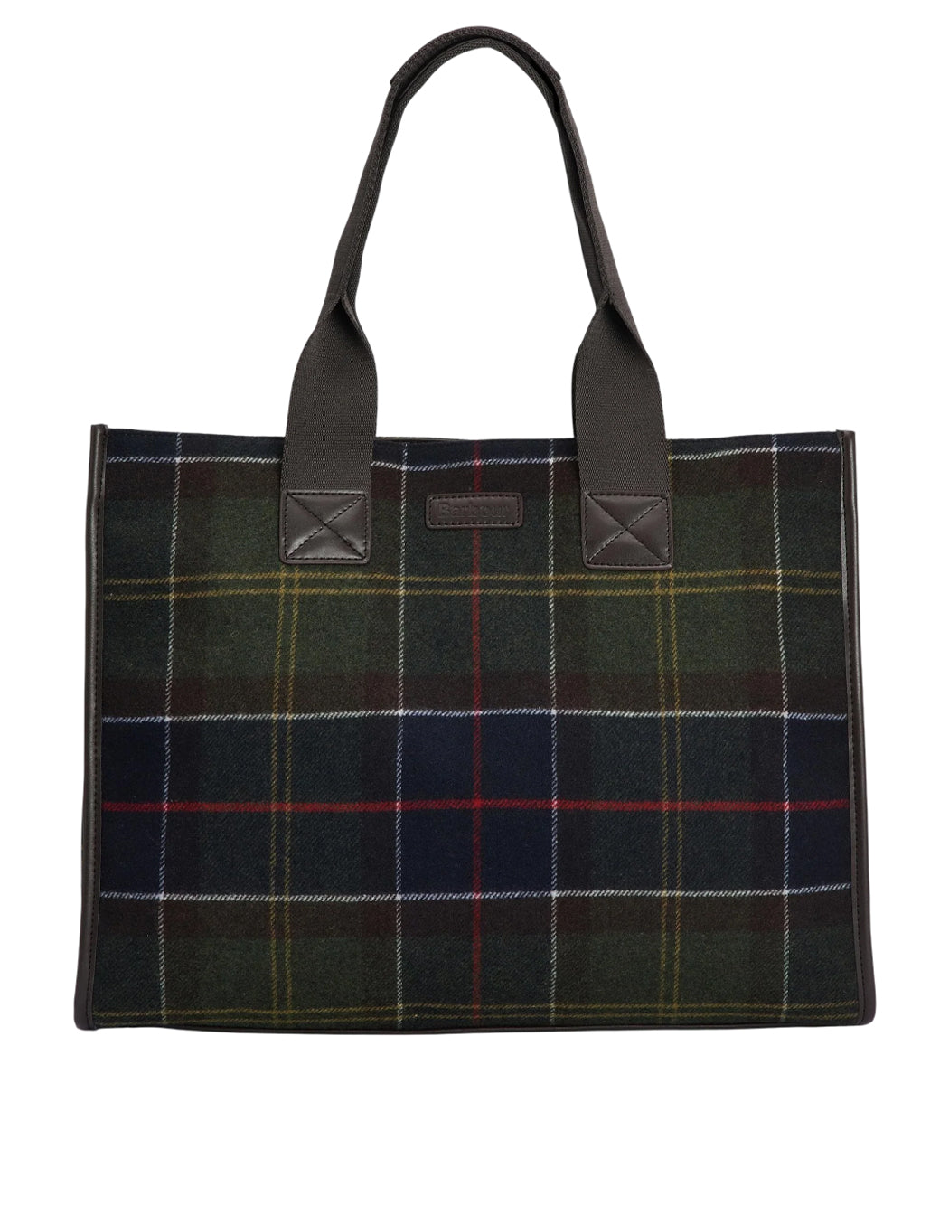 Barbour BORSA TOTE TURNBERRY IN TARTAN Verde