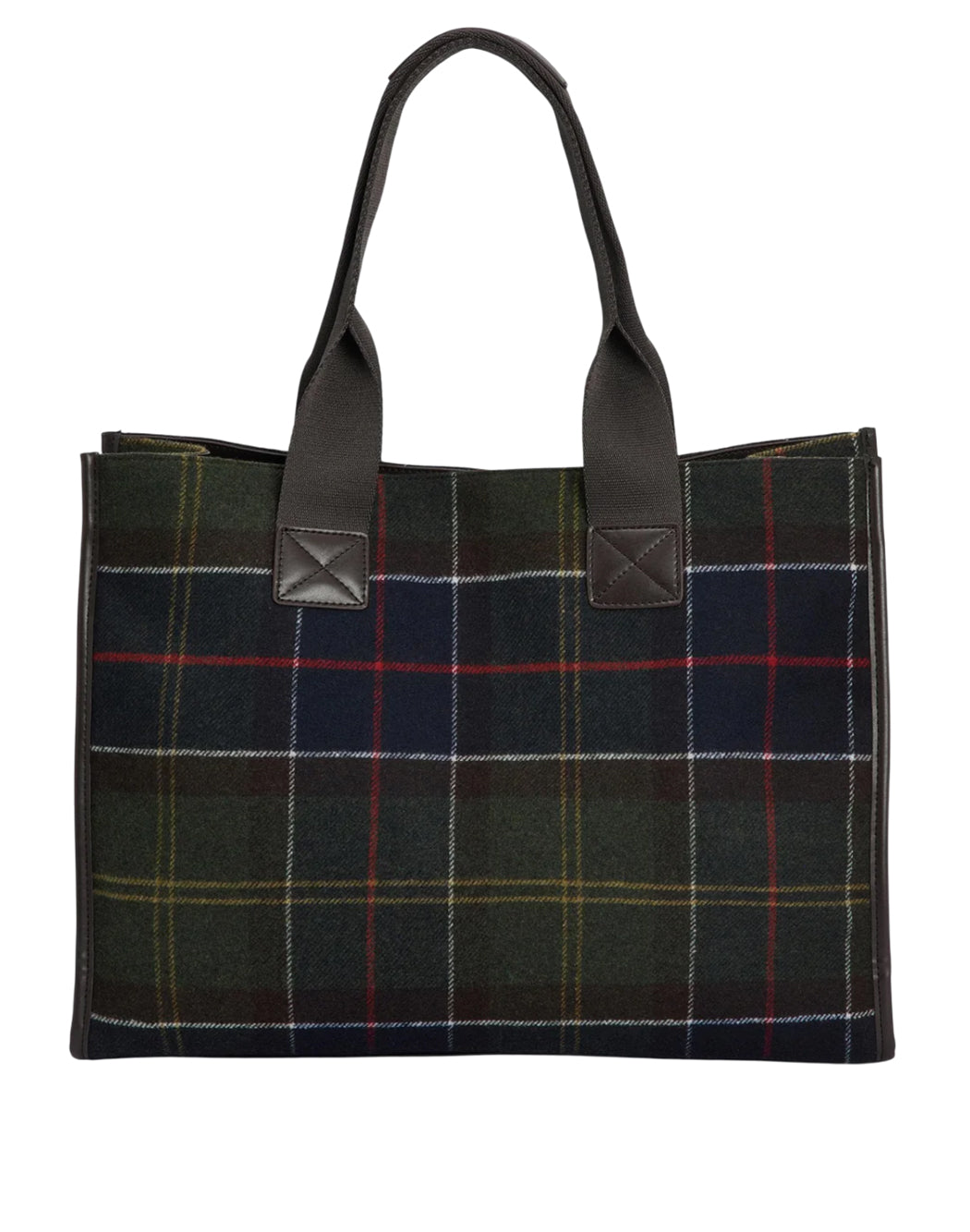 Barbour BORSA TOTE TURNBERRY IN TARTAN Verde