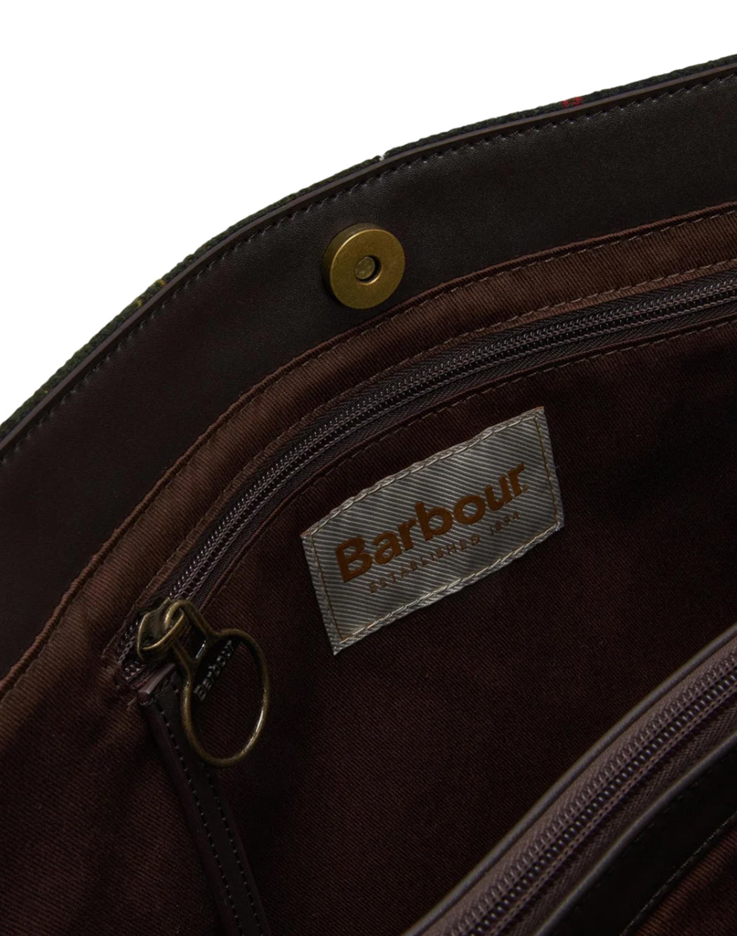 Barbour BORSA TOTE TURNBERRY IN TARTAN Verde