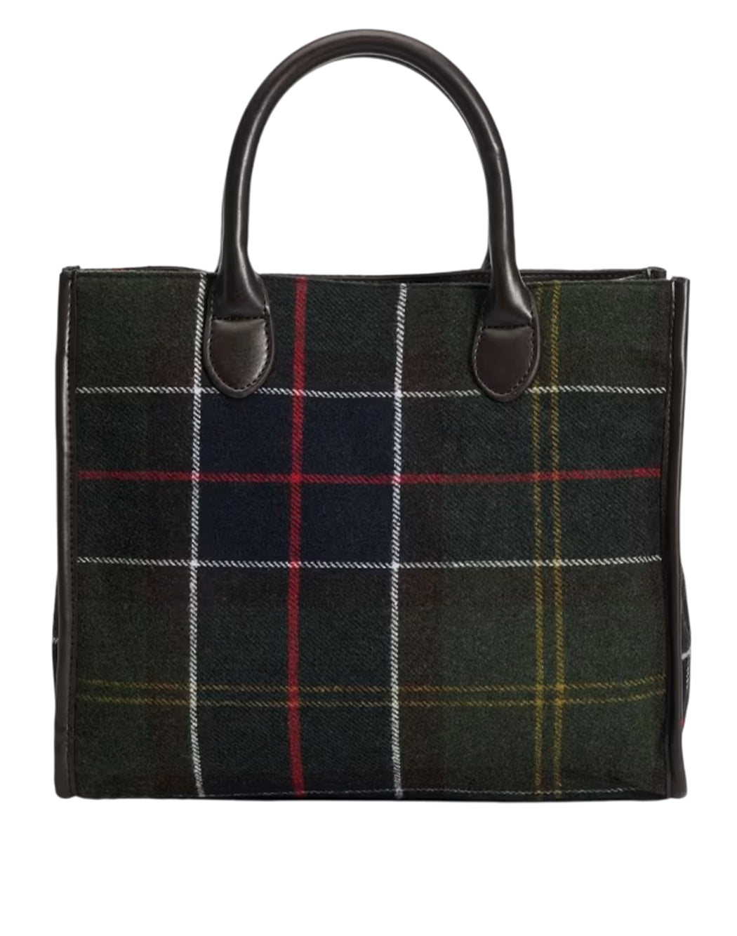 Barbour BORSA TOTE BARRHILL IN TARTAN Verde