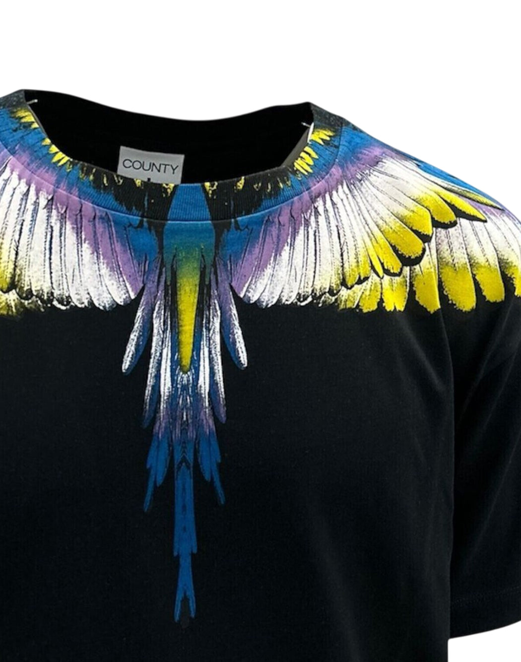 Marcelo Burlon T-SHIRT CON CLASSICO LOGO BURLON Nero