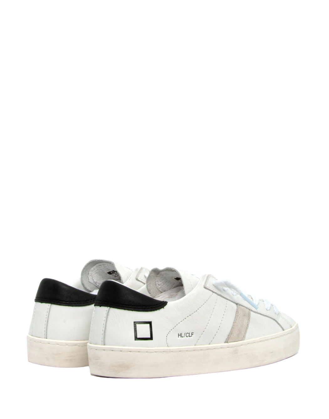 "D.a.t.e. SNEAKER "HILL LOW CALF" Bianco"