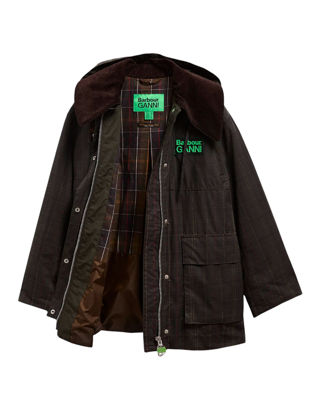 Barbour X Ganni Verde