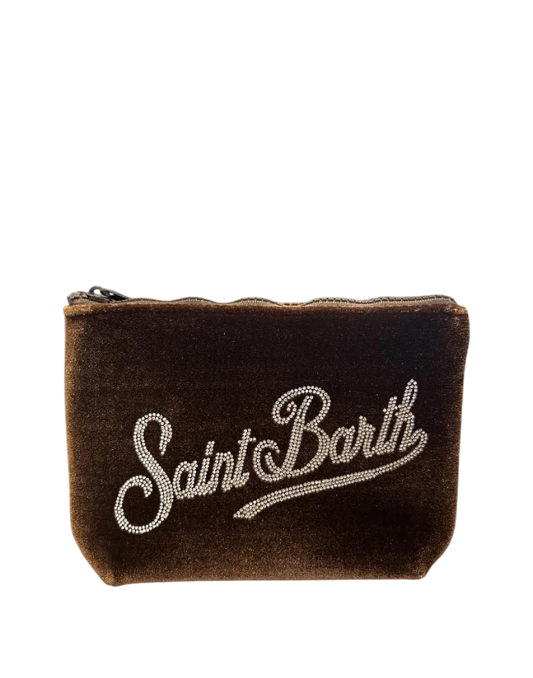 Mc2 Saint Barth POCHETTE ALINE VELVET Bronzo
