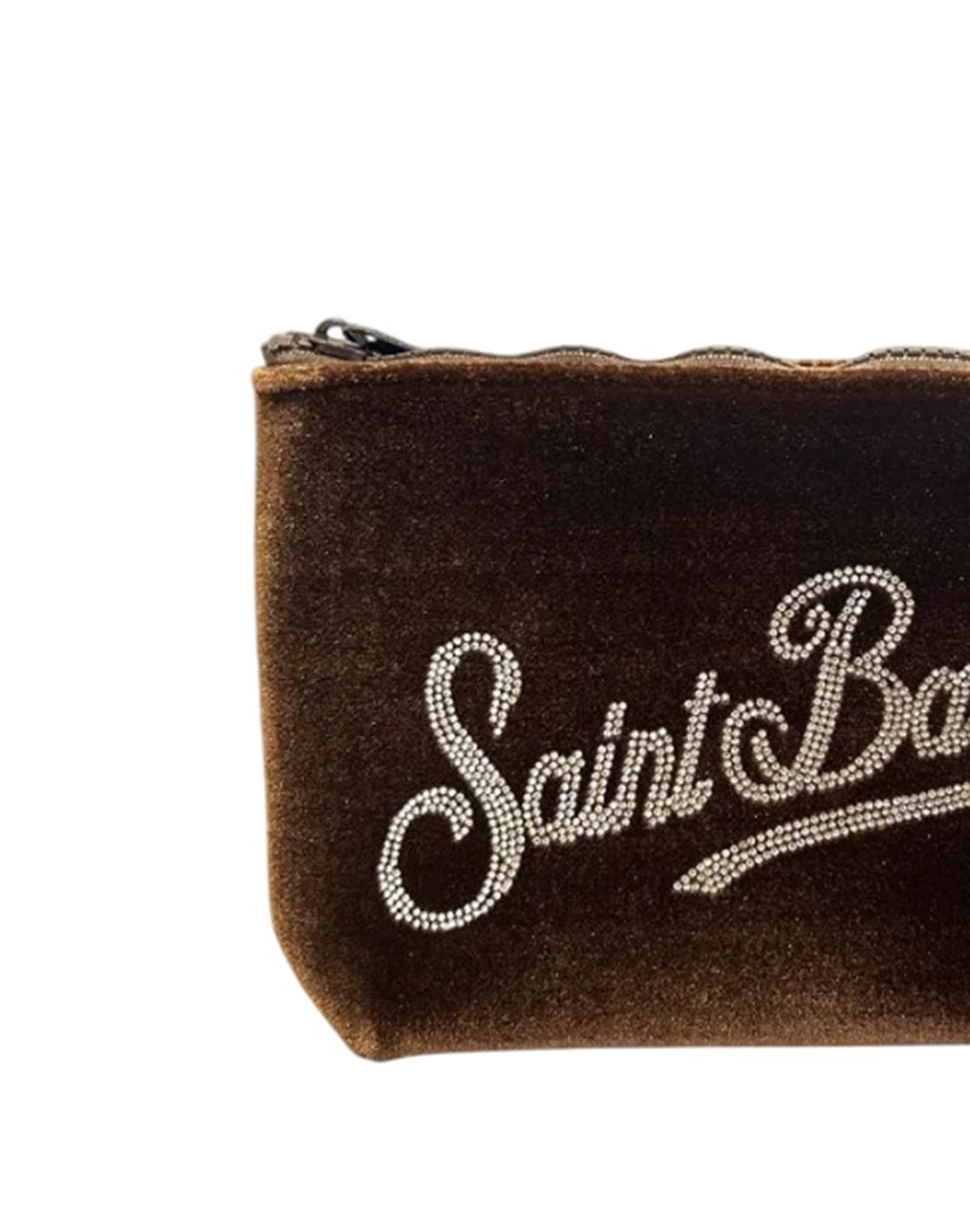 Mc2 Saint Barth POCHETTE ALINE VELVET Bronzo