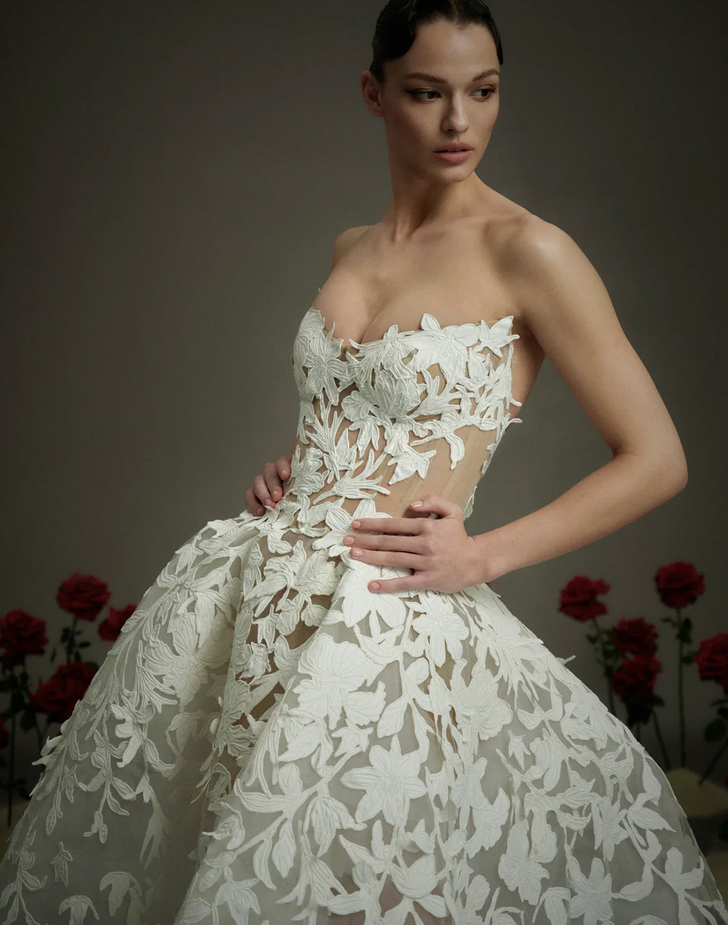 Nicole+felicia Bridal Bianco