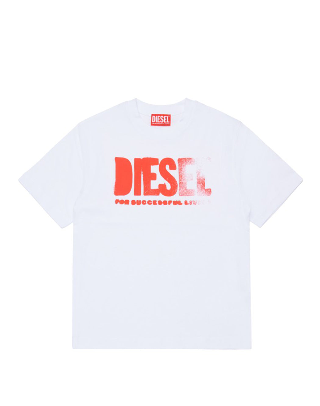 Diesel T-SHIRT TADJUSTQ10 Bianco