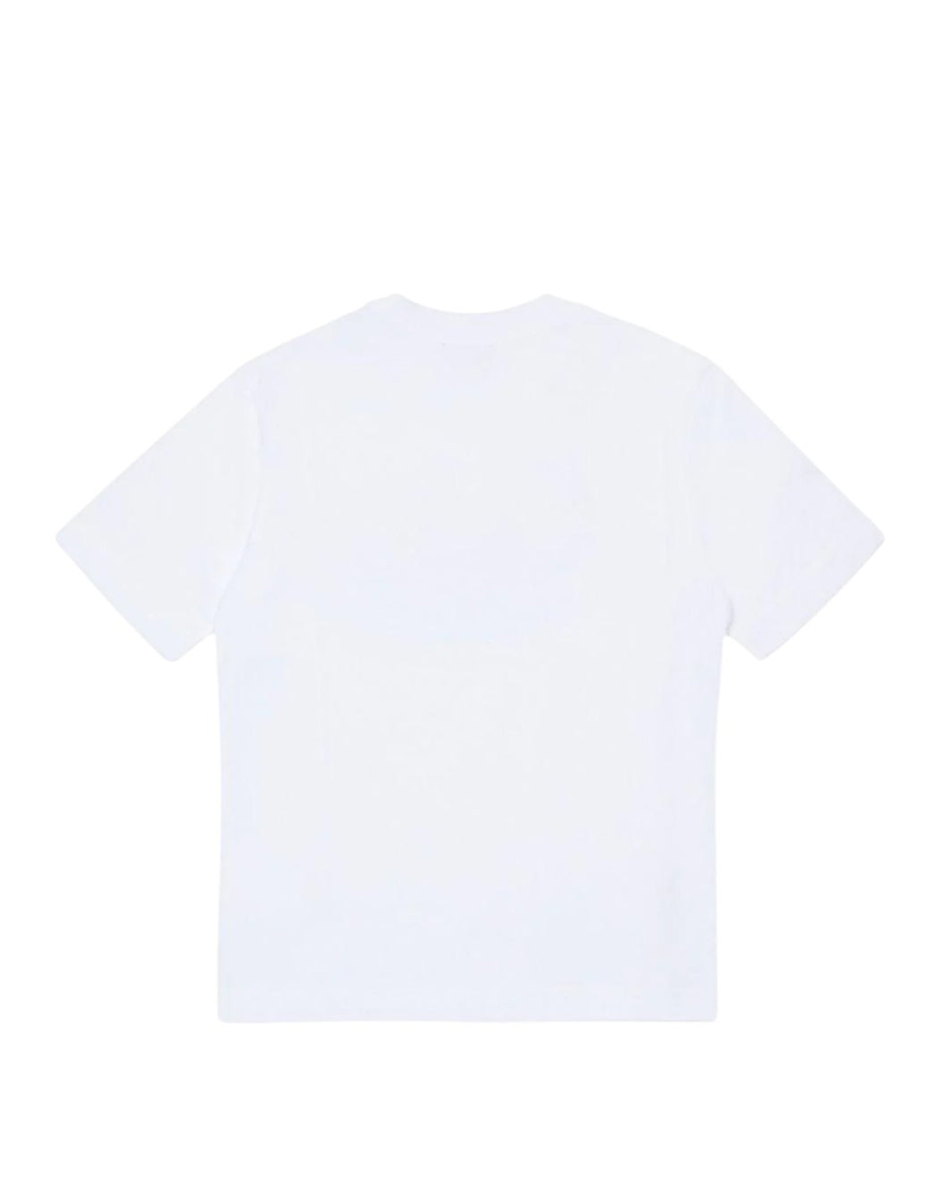 Diesel T-SHIRT CON LOGO CENTRALE Bianco