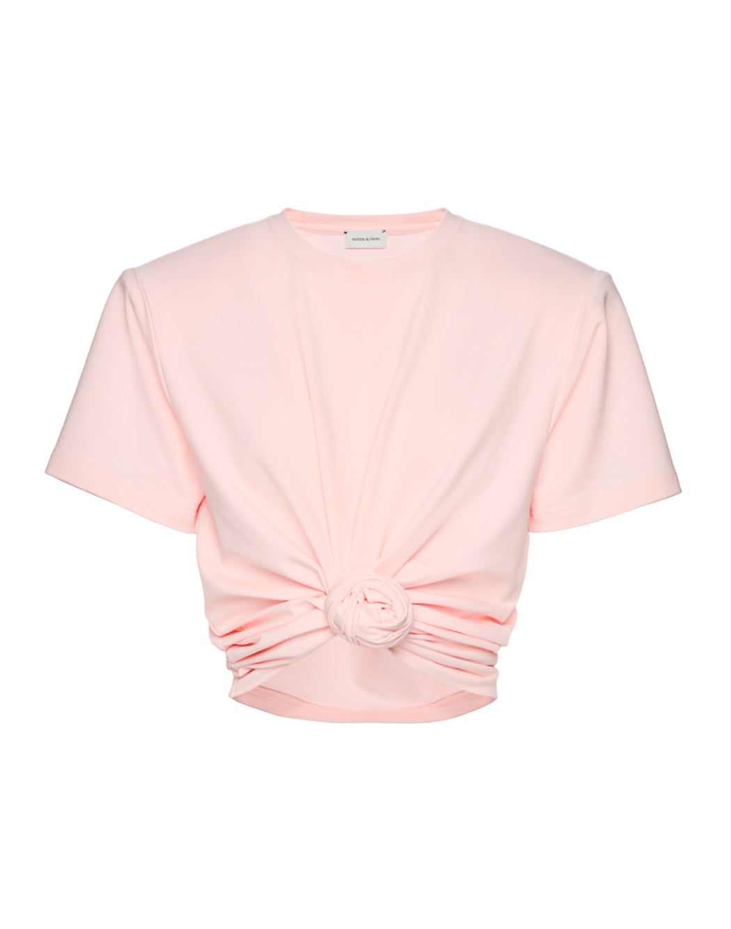 Magda Butrym T-SHIRT CON NODO Rosa