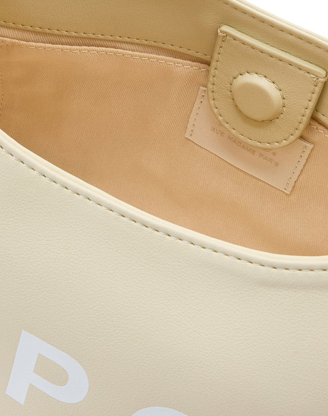 "A.p.c. BORSA "BABY NINON" Neutro"