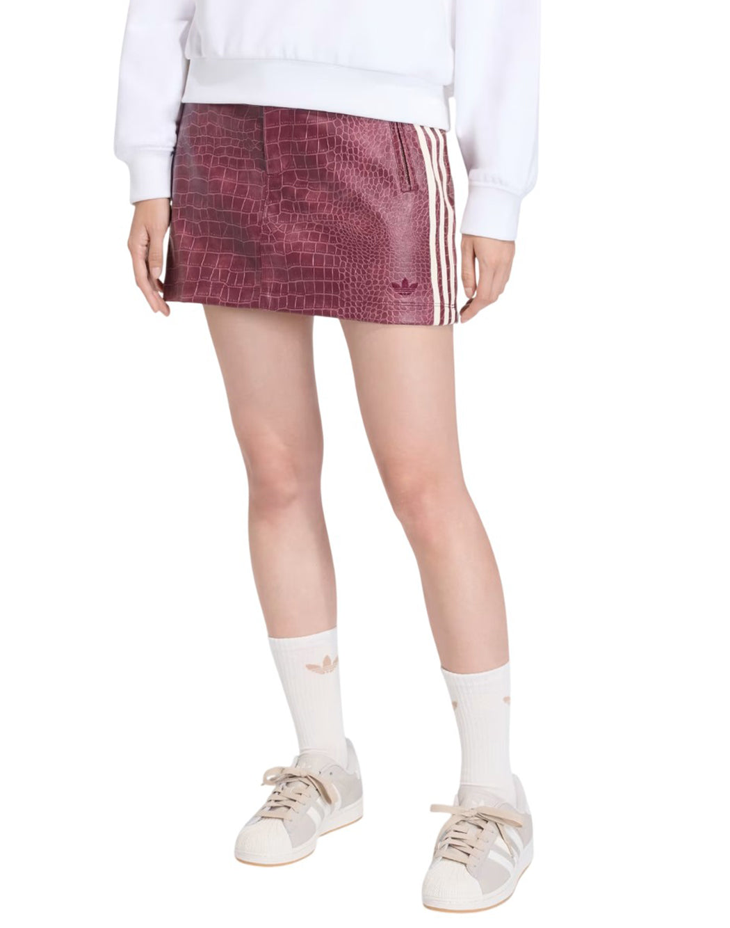 Adidas MINI SKIRT PLEATHER Red