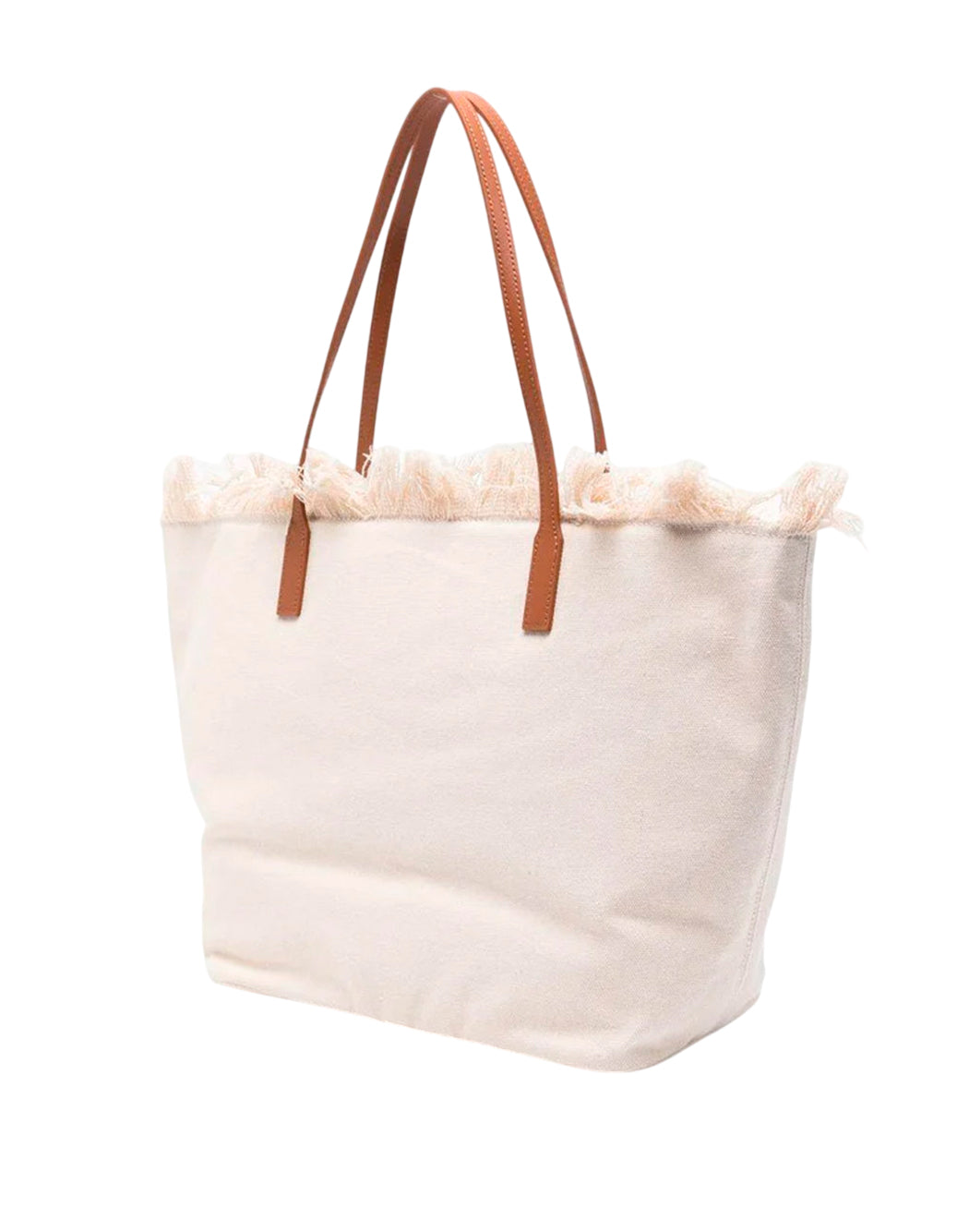 Mc2 Saint Barth BORSA CITY BAG FRINGE Neutro