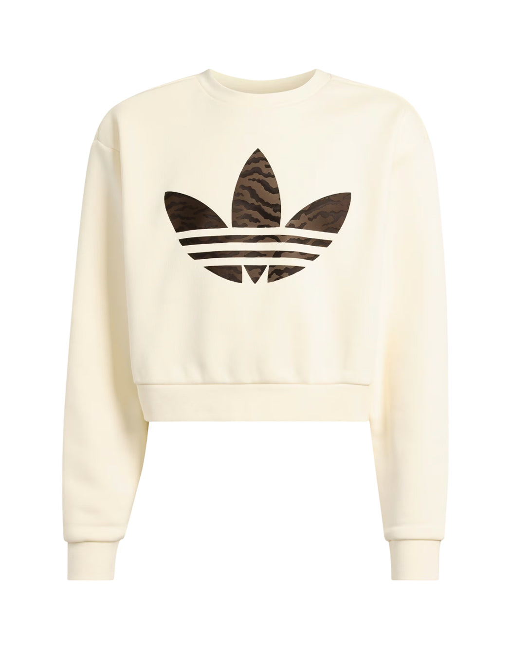 Adidas FELPA CON LOGO A CONTRASTO Neutro