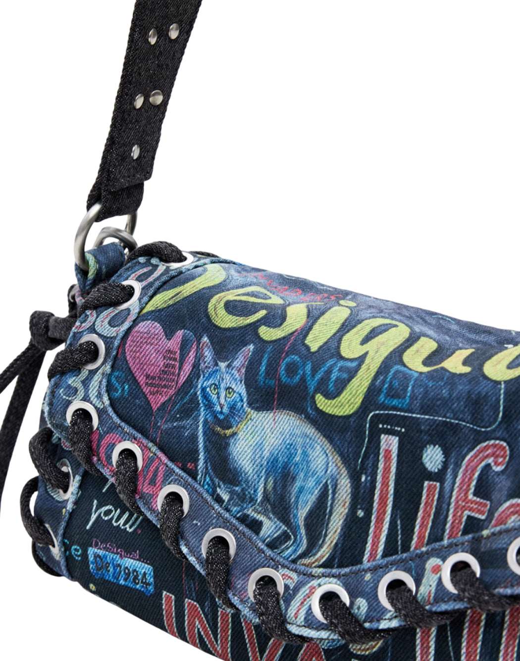 Desigual BORSA MEDIUM GRAFFITI Multicolor
