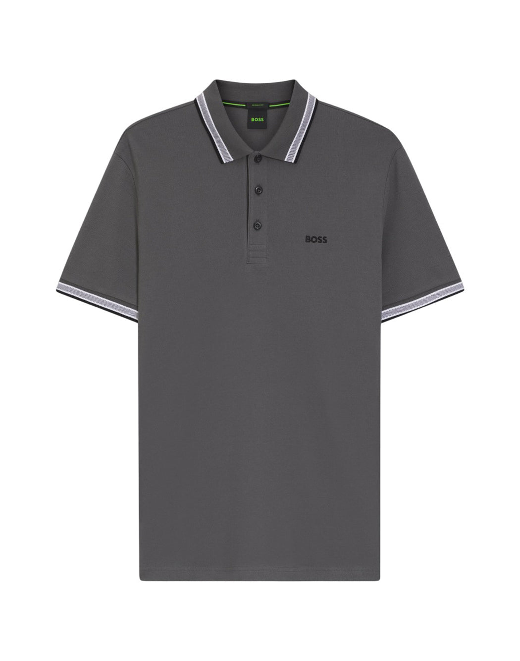 Boss POLO PADDY CON LOGO Grigio