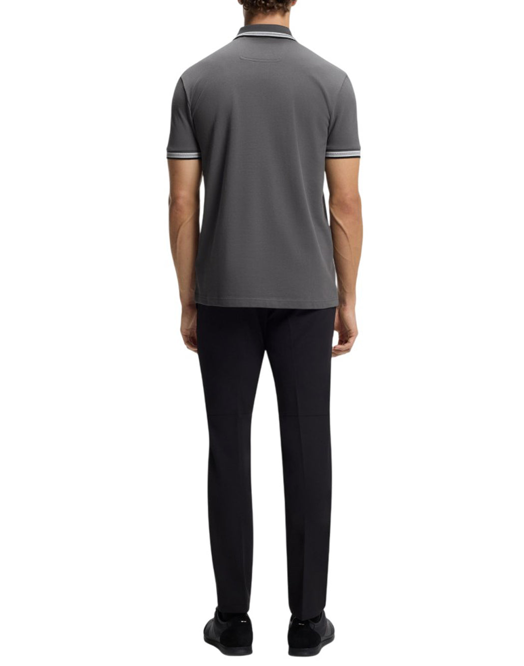 Boss POLO PADDY CON LOGO Grigio