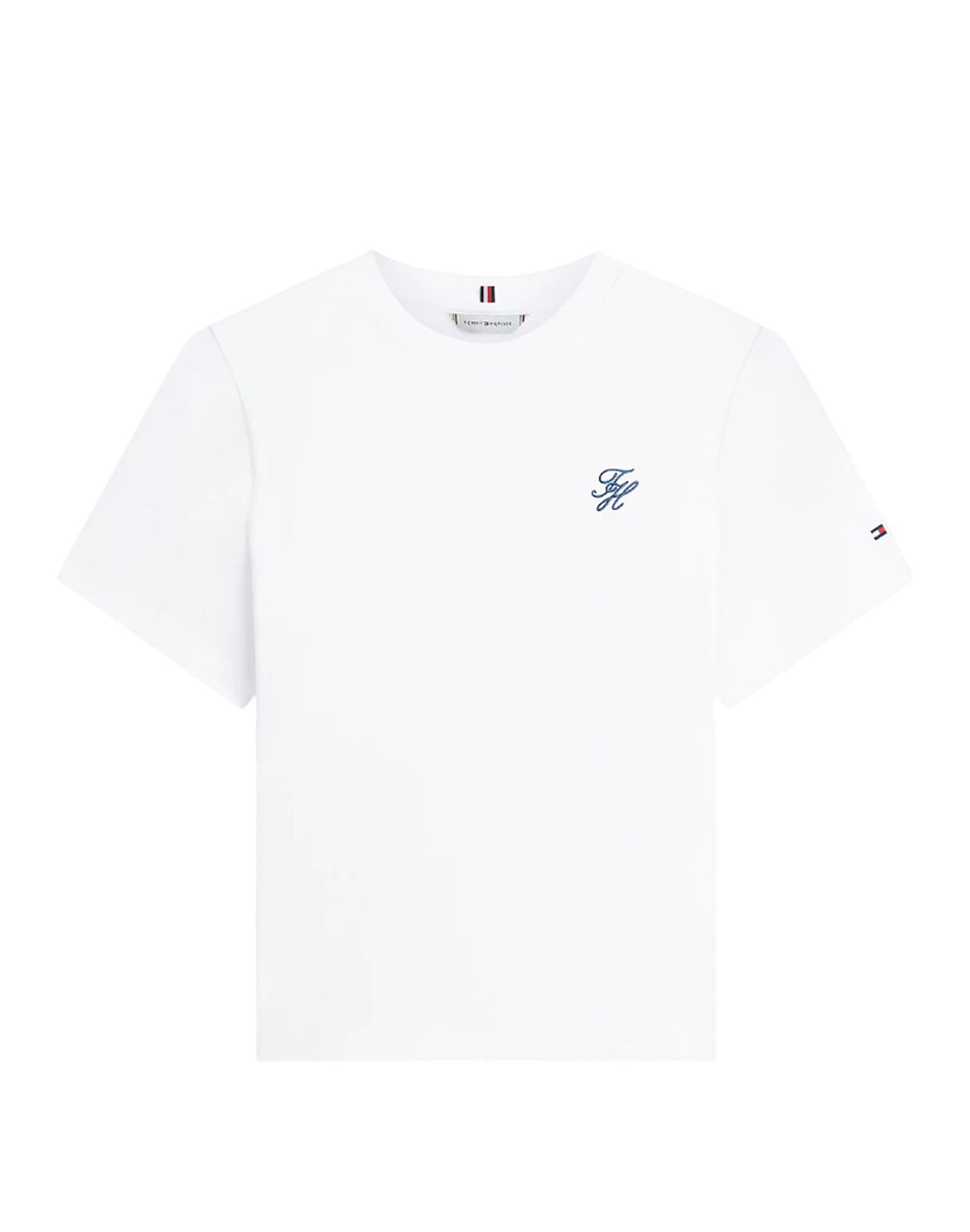 T-SHIRT CON LOGO RICAMATO