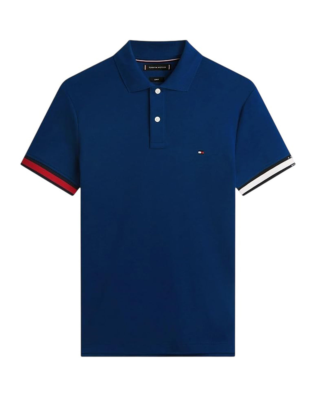 POLO CON BANDIERINA RICAMATA