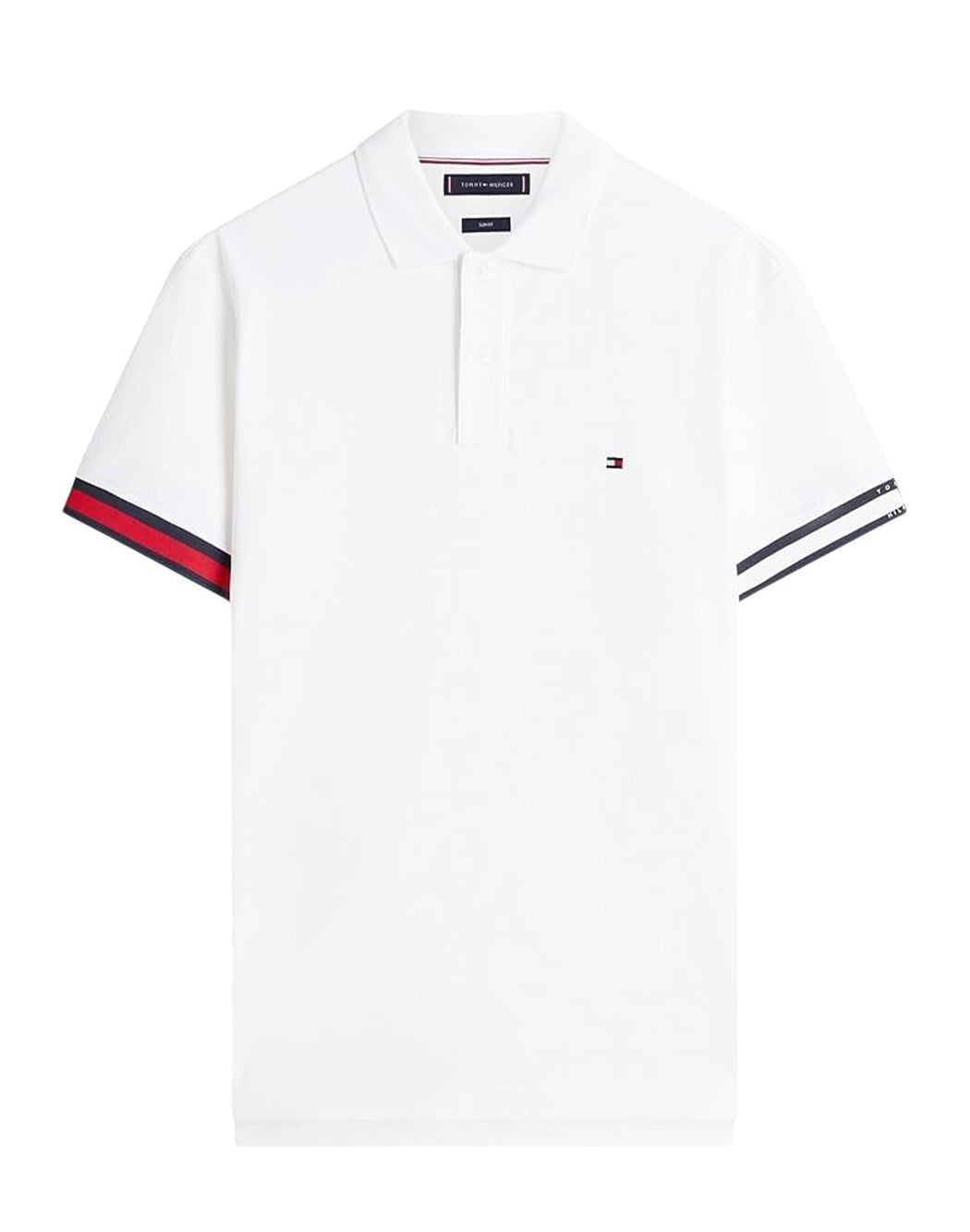POLO CON BANDIERINA RICAMATA