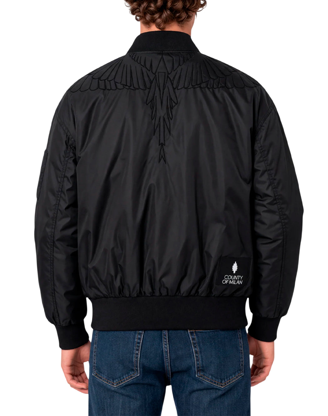 County Of Milan Bomber da Uomo County of milan, colore Nero Nero