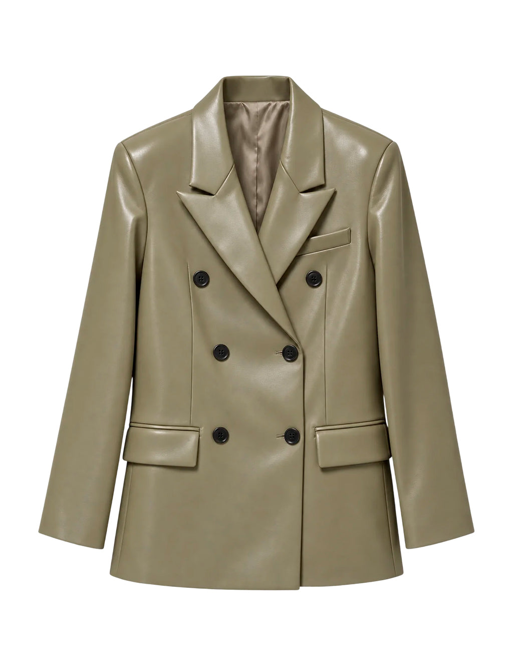 Meimeij Giacche in pelle da Donna Meimeij, colore Verde Verde