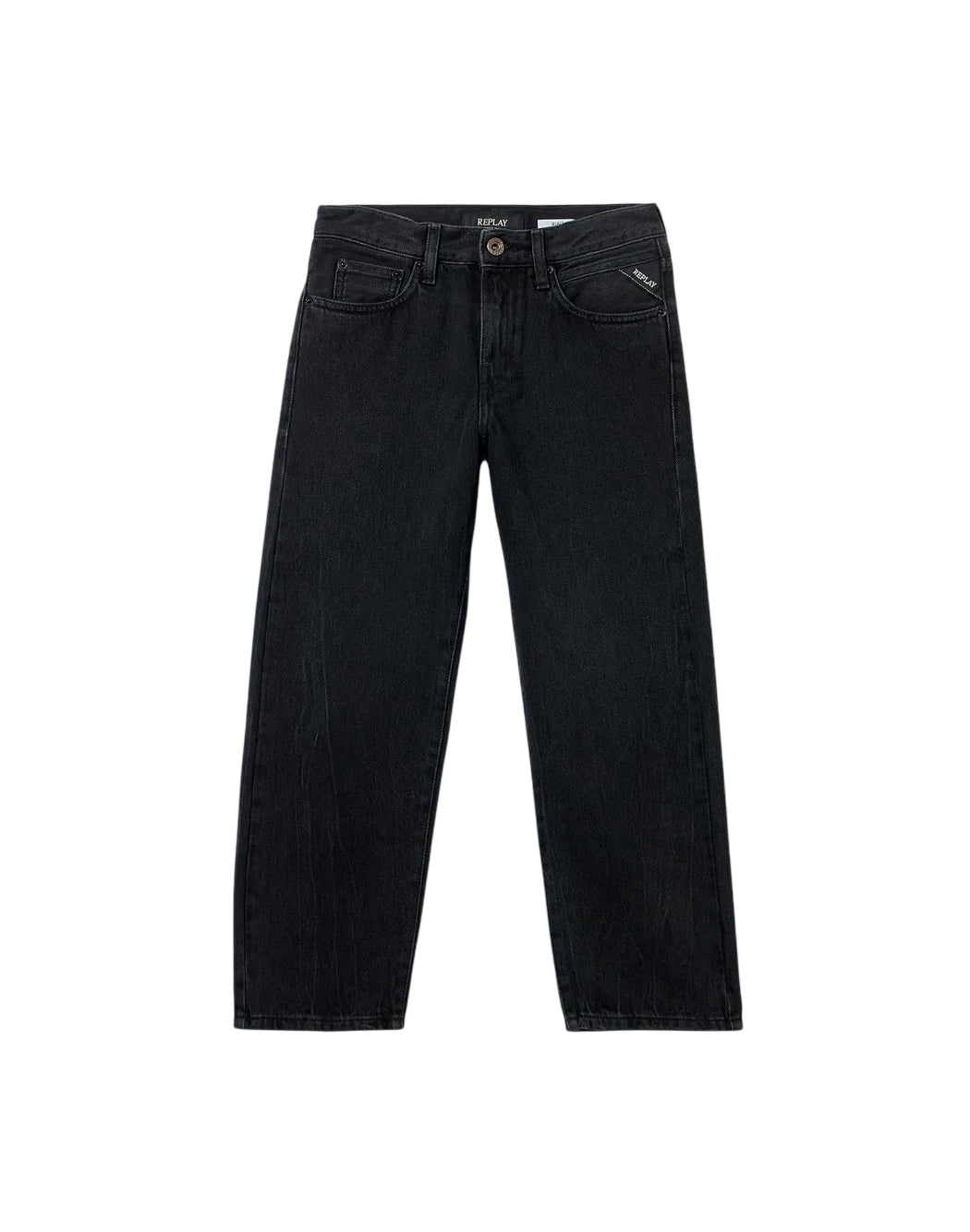 Replay Jeans slim da Bambino Replay, colore Nero Nero