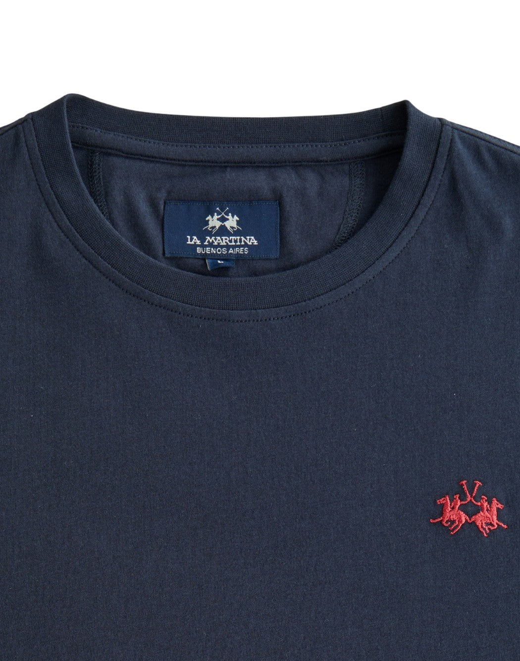 La Martina Maglie girocollo da Uomo La martina, colore Blu Blu
