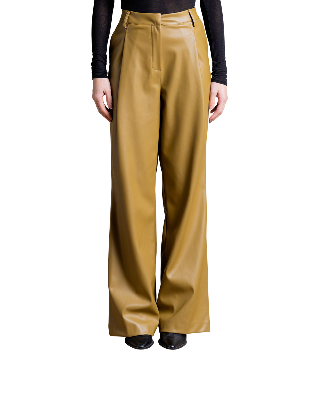 Icona Pantaloni flared da Donna Icona, colore Giallo Giallo