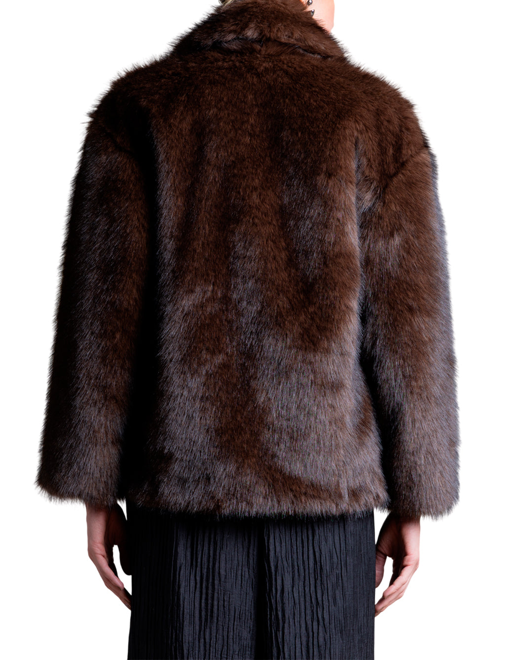 Icona Eco-pellicce ed eco-montoni da Donna Icona, colore Marrone Marrone