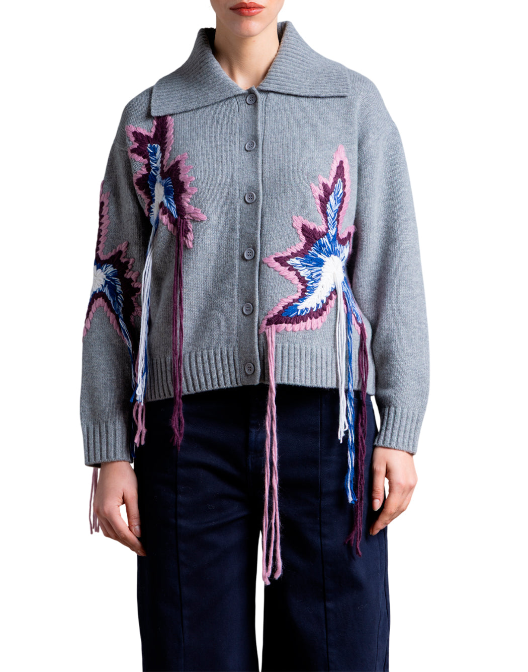 Icona Cardigan e giacche in maglia da Donna Icona, colore Grigio Grigio