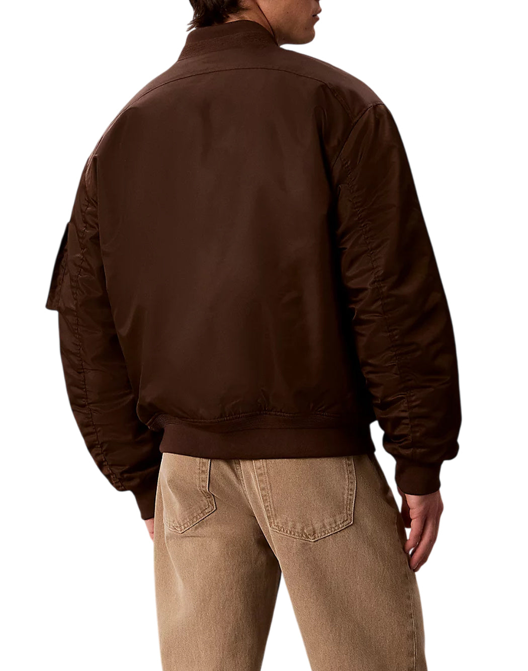 Calvin Klein Jeans Bomber da Uomo Calvin klein jeans, colore Marrone Marrone