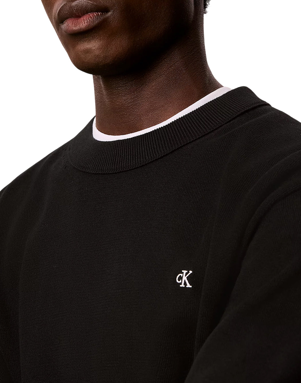 Calvin Klein Jeans Maglie girocollo da Uomo Calvin klein jeans, colore Nero Nero