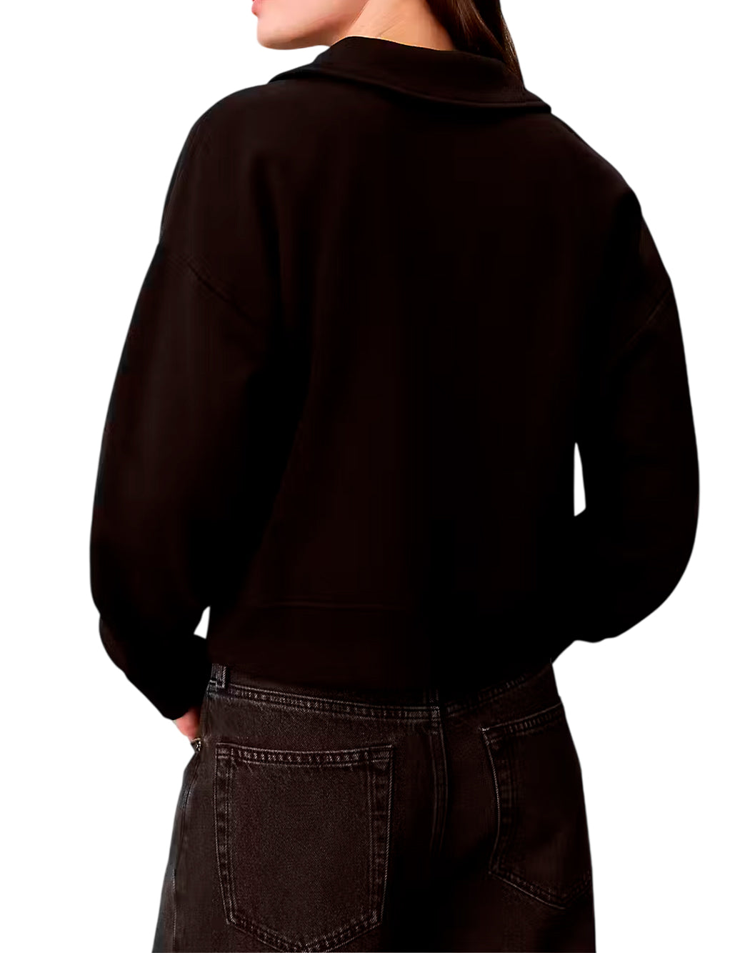 Calvin Klein Jeans Felpe girocollo da Donna Calvin klein jeans, colore Nero Nero
