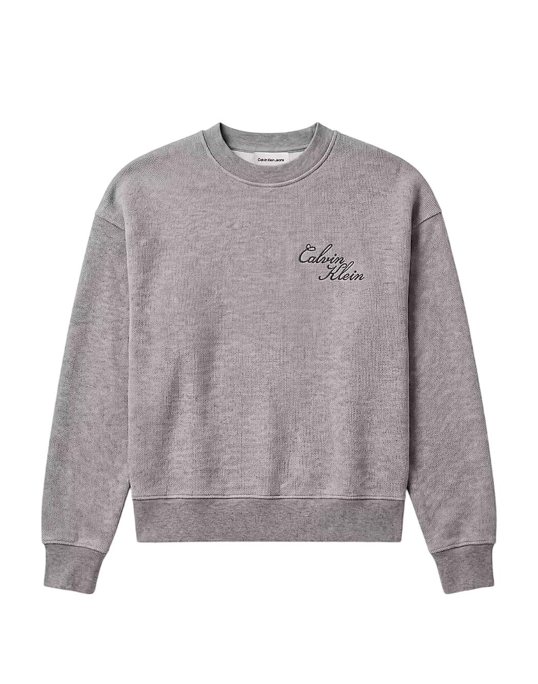 Calvin Klein Jeans Felpe girocollo da Donna Calvin klein jeans, colore Grigio Grigio