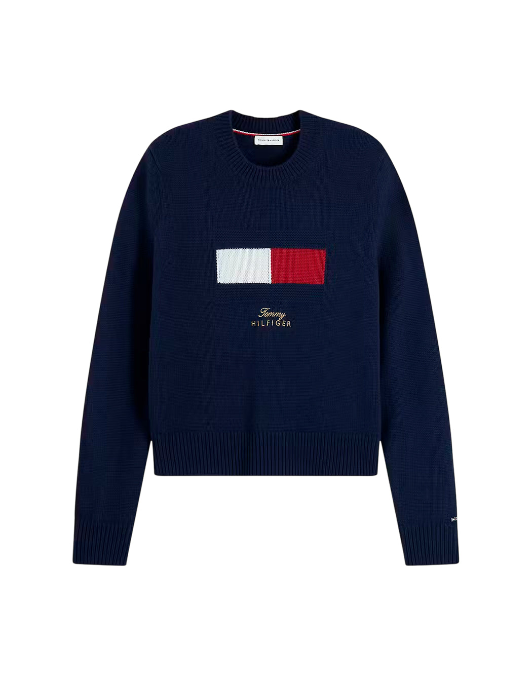 Tommy Hilfiger Maglie girocollo da Donna Tommy hilfiger, colore Blu Blu