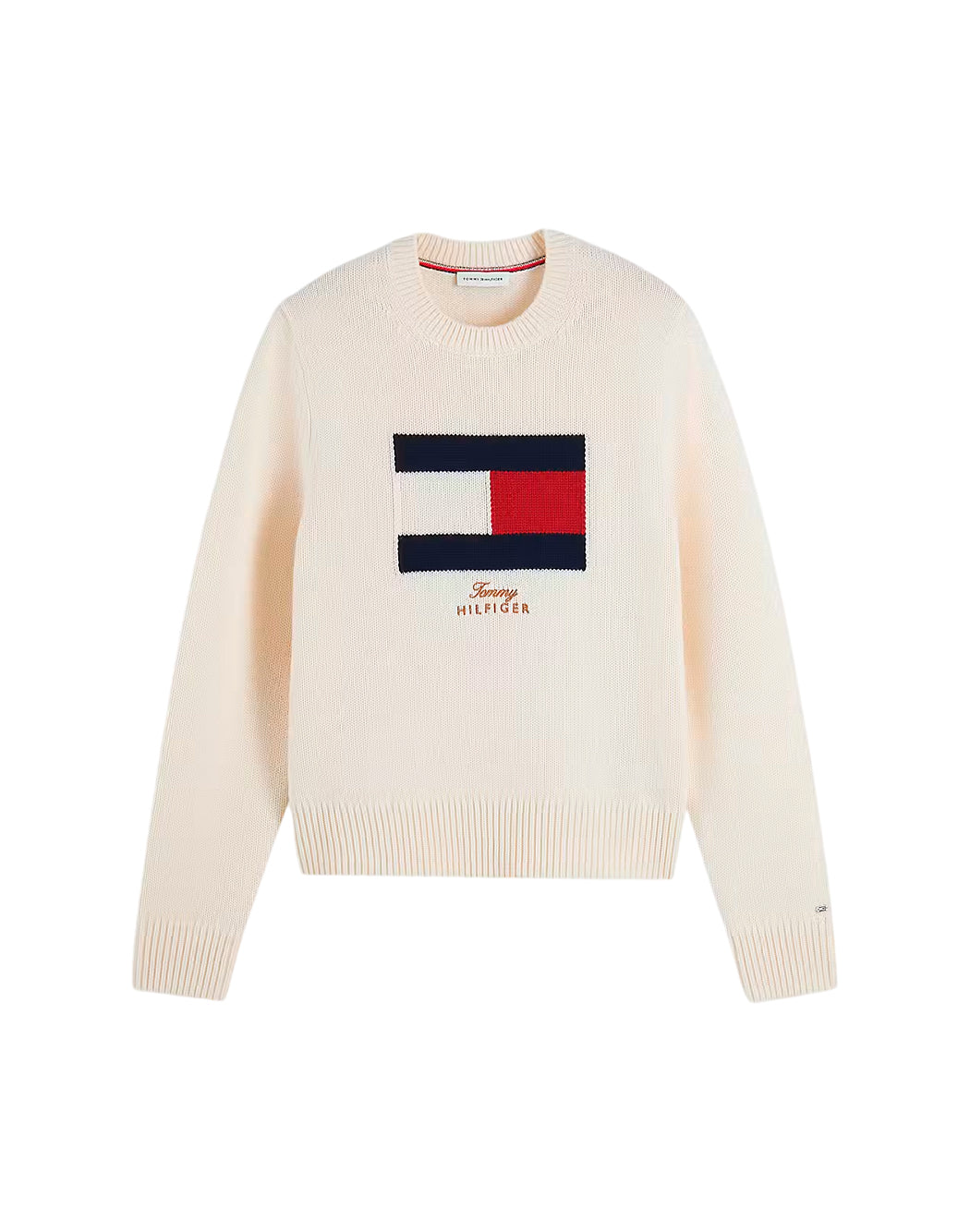 Tommy Hilfiger Maglie girocollo da Donna Tommy hilfiger, colore Bianco Bianco