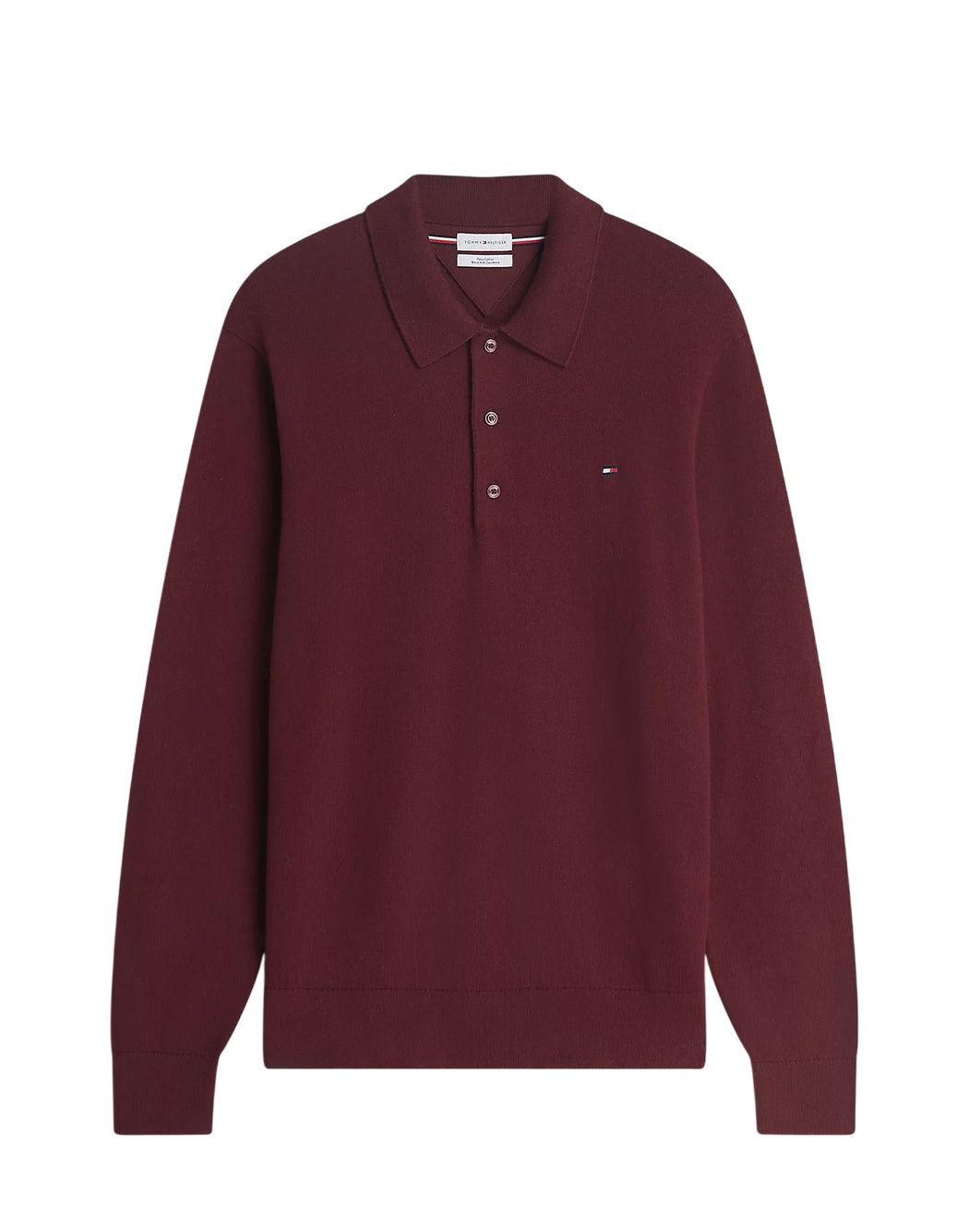 Tommy Hilfiger Polo maniche lunghe da Uomo Tommy hilfiger, colore Rosso Rosso