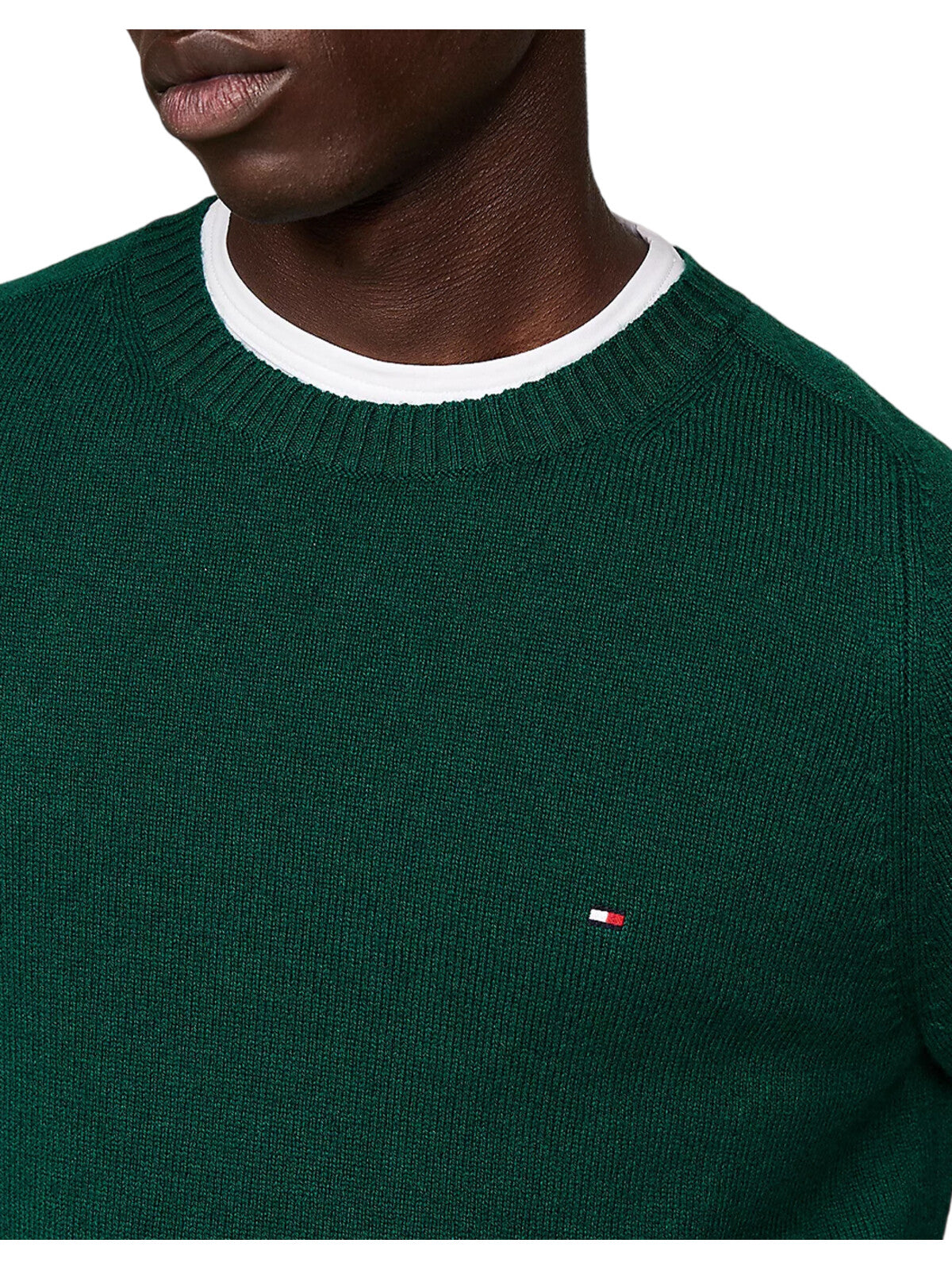 Tommy Hilfiger Maglie girocollo da Uomo Tommy hilfiger, colore Verde Verde